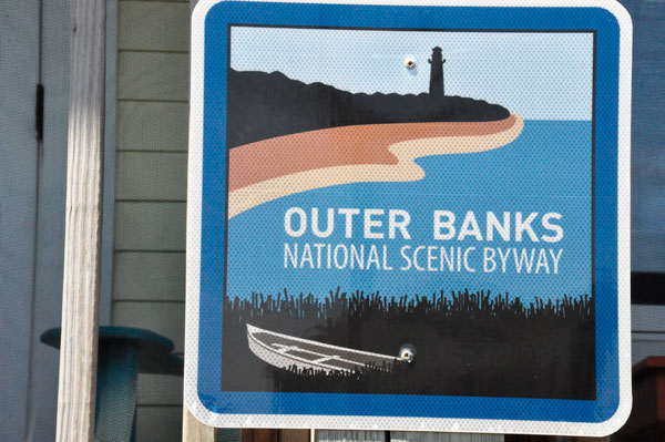 Outer Banks National Scenic Byway sign